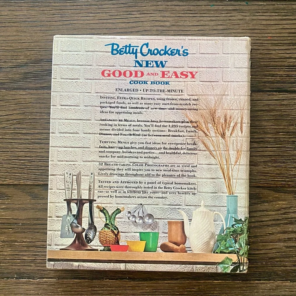 Vintage Betty Crocker Cookbook Bundle 2 Books Recipes Cooking Baking Collection